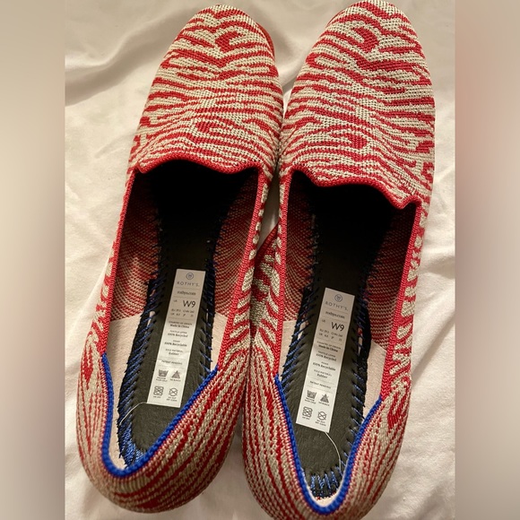 NEW Rothy’s Red Tiger Loafer Flats Size 9 - Picture 5 of 5